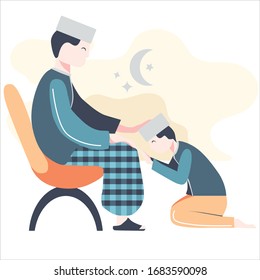 Ramadhan Illustration Flat Design Style