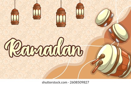  ramadhan islamic background template design
