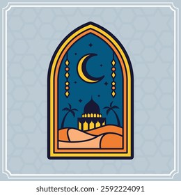 Ramadhan islamic element illustrations vector