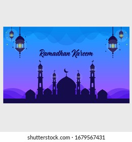 Ramadhan Kareem Background Design Template