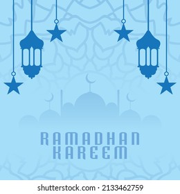 ramadhan kareem background icon template