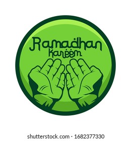 ramadhan kareem design logo vector