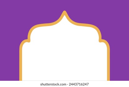 Ramadhan Kareem Frame Background Illustration