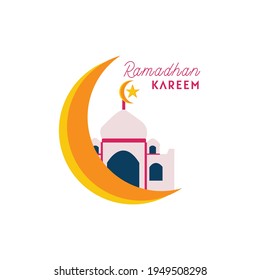 Ramadhan kareem islamic design vector template