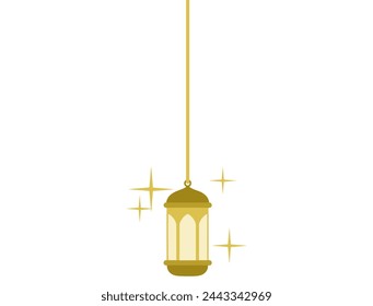 Ramadhan Kareem Lantern Background Illustration