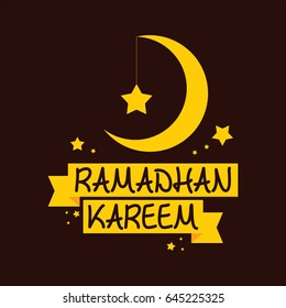 Ramadhan Kareem Logo Vector Template