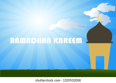 RAMADHAN KAREEM WITH MOSQUE