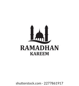 ramadhan kareem mosque symbol icon logo
