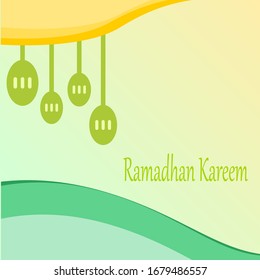 Ramadhan kareem multicolor, suitable for background, wallpaper, theme,or graphic resources