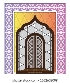 Ramadán kareem. Buen vector gráfico para medios sociales, tarjetas de felicitación, etc.