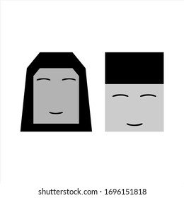 Ramadhan kareem simple icon, vector illustration.