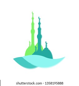 ramadhan kareem template vector with simple design