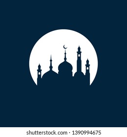 ramadhan kareem theme design / mosque background design