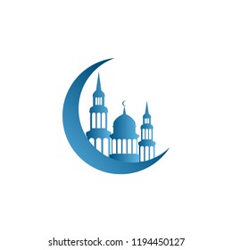 Ramadhan kareem theme illustration graphic design