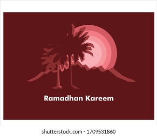 ramadhan kareem with vector illustrations