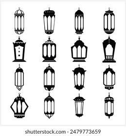 Ramadhan Latern Icon Set Collection