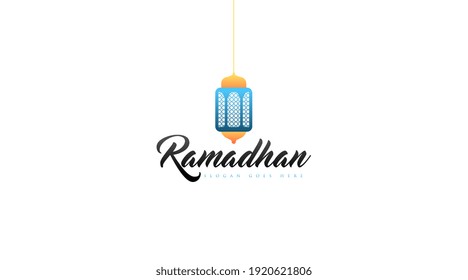 Ramadhan Logo Concept Vector. Ramadhan Identity Logo Template.