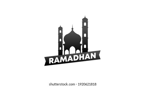 Ramadhan Logo Concept Vector. Ramadhan Identity Logo Template.