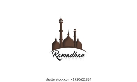 Ramadhan Logo Konzept Vektor. Vorlage für das Ramadhan-Logo.