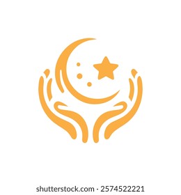 Ramadhan Logo Concept Vector. Islamic Logo Template Isolated in White Background