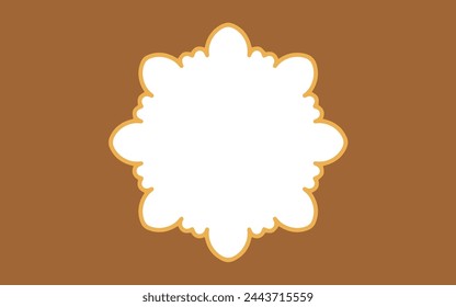 Ilustración de fondo de marco de Ramadán Mubarak