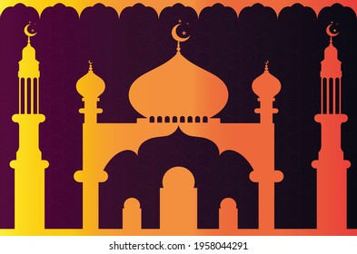 Ramadhan Mubarak Islamic background made in vector Design