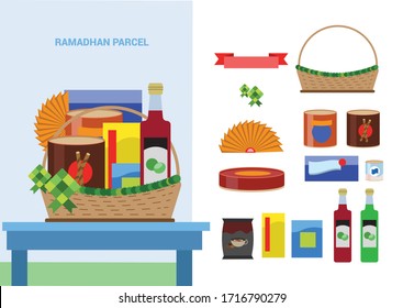 Ramadhan Parcel With Snack Inside Indonesian Brand Food And Snack