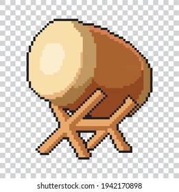 ramadhan pixel art drum is commonly used in mosques where Muslims worship