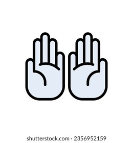 Ilustración vectorial del icono de los rayos de Ramadán