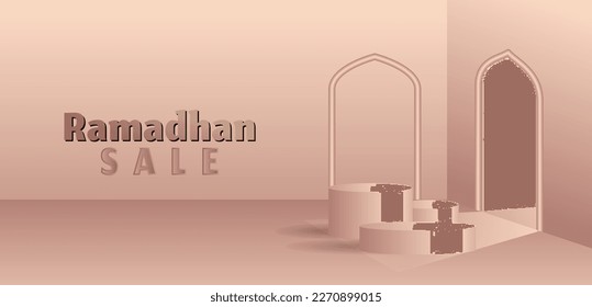 CARTEL DE VENTA DE RAMADHAN. ANTECEDENTES DE BANDEJA DE VENTA DE RAMADHAN VACÍO