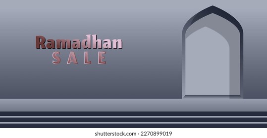 RAMADHAN SALE BANNER. EMPTY RAMADHAN SALE BANNER BACKGROUND