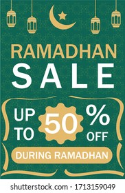 Ramadhan sale flyer banner for promotion