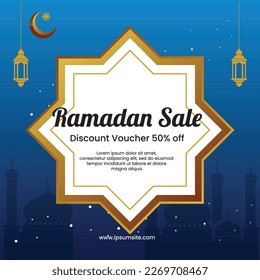 Ramadhan Sale Flyer Template Design