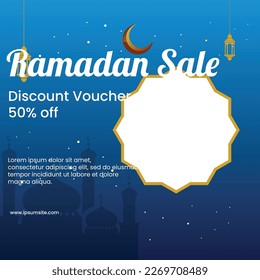 Ramadhan Sale Flyer Template Design