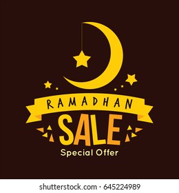 Ramadhan Sale Logo Vector Template