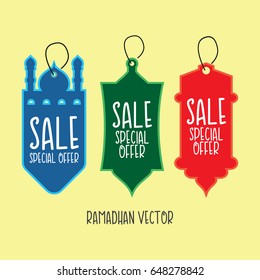 Ramadhan Sale Vector Template Design