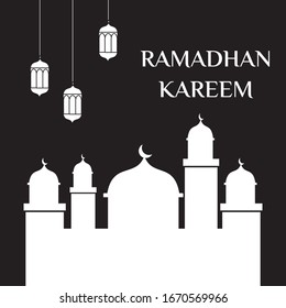 Ramadhan Vector Background illustration. Ramadhan Kareem Background