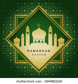 Ramadhan Welcoming Greeting Design Concept