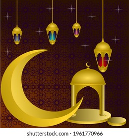 RAMADHAN-style illustrations are perfect for writing backgrounds