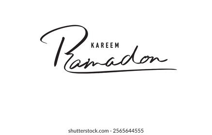 ramadon kareem text script calligraphy hand written lettering black color islam religion ramadan eid ul fitr traditional celebration arab cuture spirituality event holiday ramadan kareem april 2025