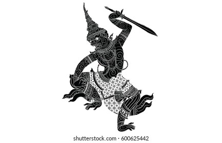 Ramakien, Hanuman, Chompupan svg