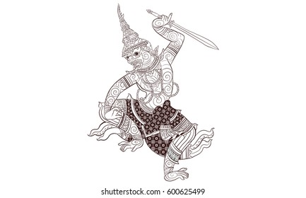 Ramakien, Hanuman, Chompupan svg