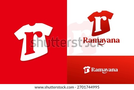Ramayana logo design isolated flat. Ramayana logo business. Ramayana icon vector design illustration. Fashion Logo design. T-shirt Branding logo design conceptual