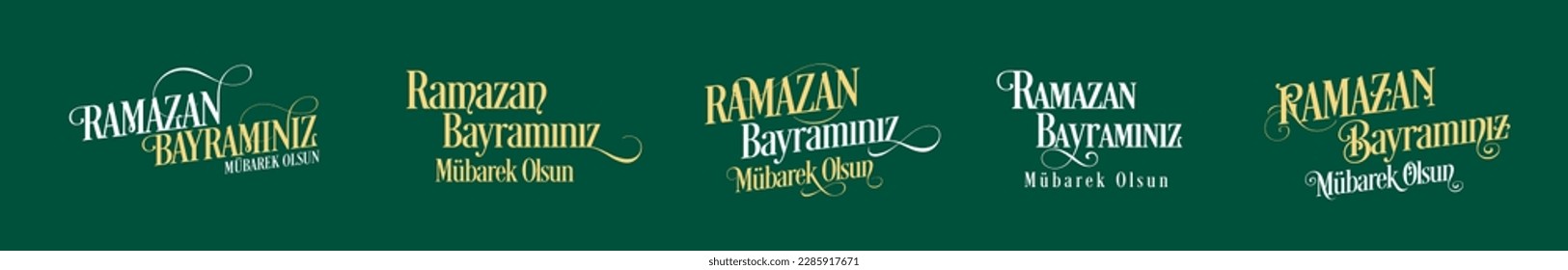 Ramazan Bayramınız Mübarek Olsun Kutlu Olsun Ramazan Bayramı
Turkish typography. Translation: happy ramadan holiday