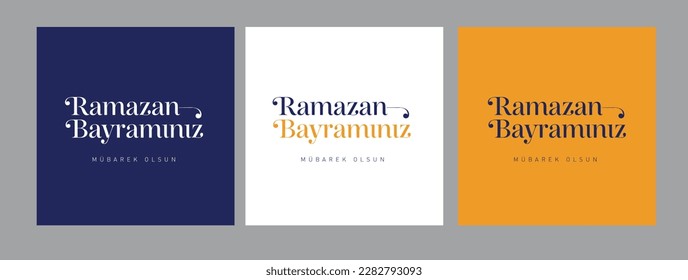 Ramazan Bayramınız Mübarek Olsun
tripartite religious division. Translation: Happy Eid Al-Ramadan.