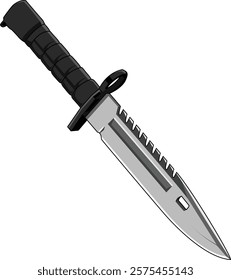 Rambo Survival Knife war Illustration