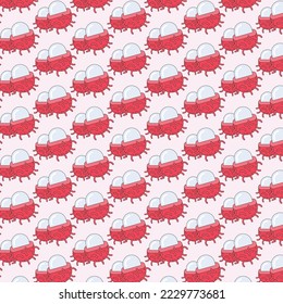 rambutan fruit pattern, can be used for background