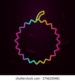 rambutan outline nolan icon Simple thin line, outline vector of fruit icons for ui and ux, website or mobile application
