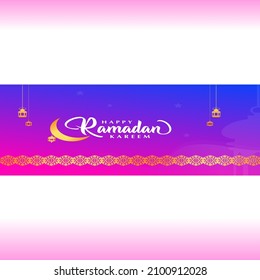 ramdan mubarak hintergrund mit moschee - ramadan kareem banner - islamischer banner