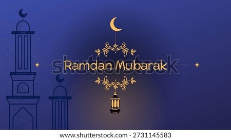 Ramdan Mubarak Wising Post Design 